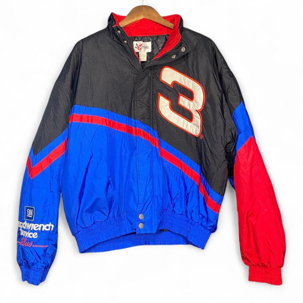 Vintage nascar puffer jacket 1990s Dale Earnhardt
